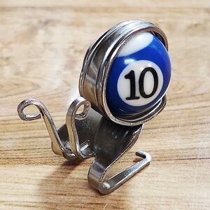#10 Billiard Ball (Mini) Fork Snail Figet Art Decor